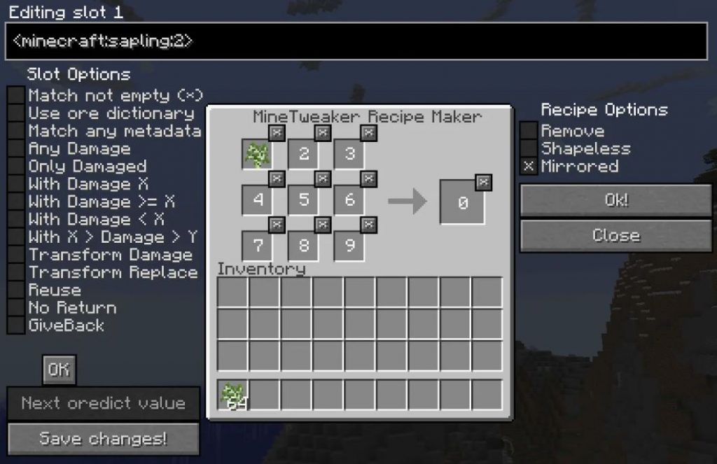Мод CraftTweaker