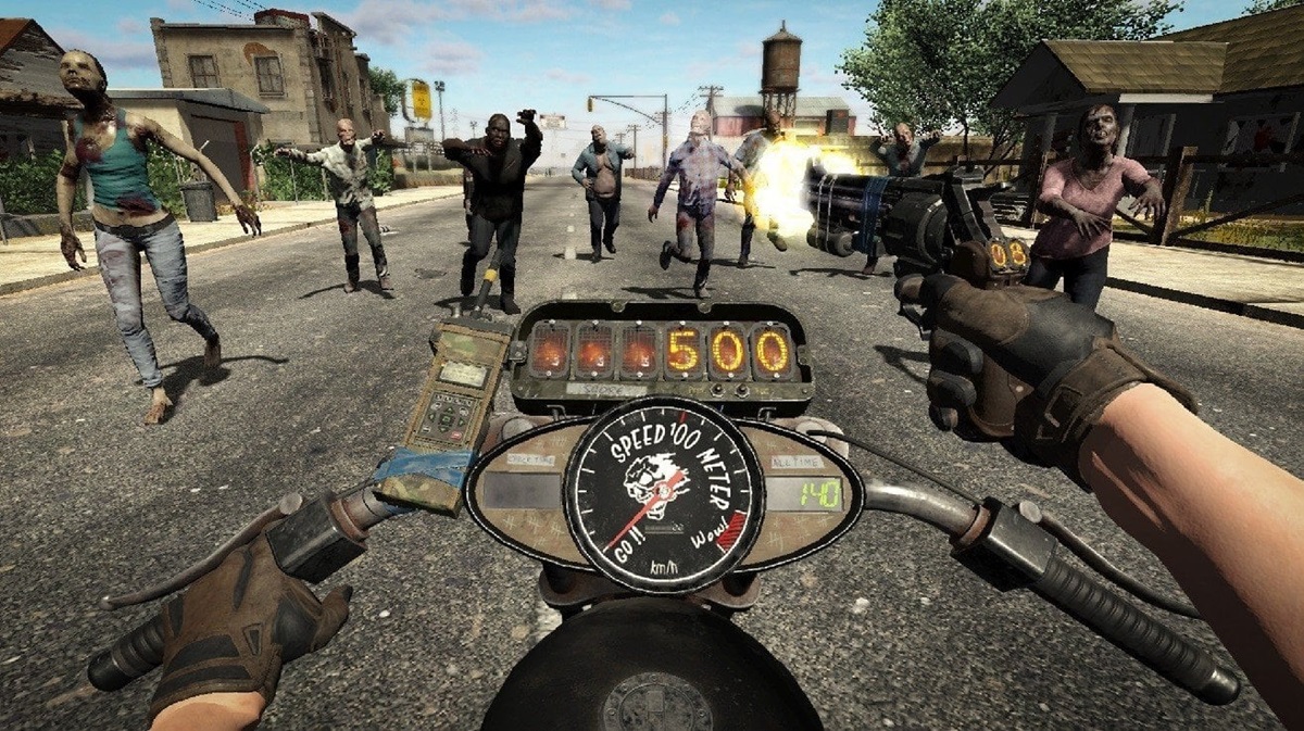 Hell Road VR - топ лучших игр про байкеров