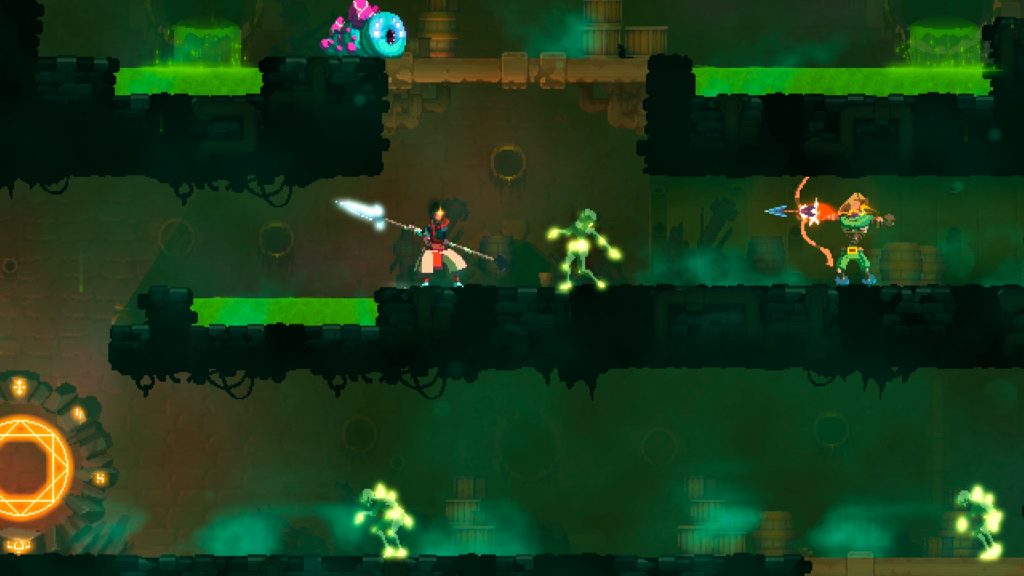 Dead Cells, сражение в подземельях острова