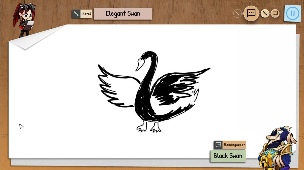 Draw and Guess, угадывание рисунков онлайн