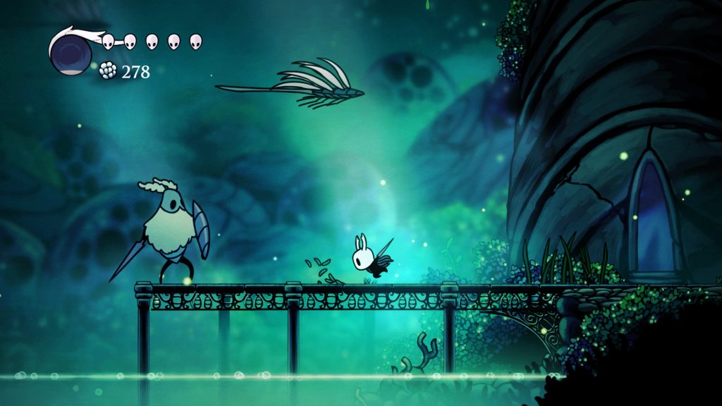 Hollow Knight, рыцарь в руинах Халлоунеста